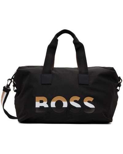 BOSS Logo Duffle Bag - Black