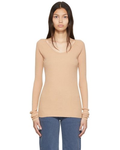 Low Classic Rayon Jumper - Natural