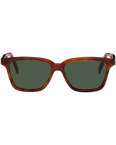 Totême Toteme Tortoiseshell 'the Squares' Sunglasses - Green