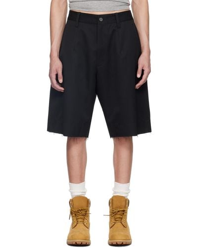 VAQUERA Pleated Shorts - Black
