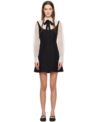 Valentino Laye Minidress - Black