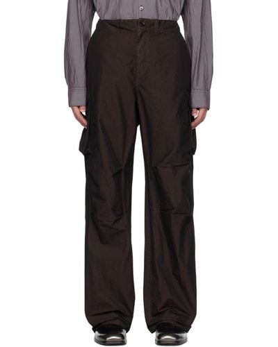 Our Legacy Black Mount Cargo Trousers