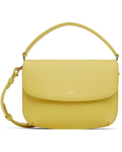 A.P.C. . Yellow Sarah Shoulder Mini Bag