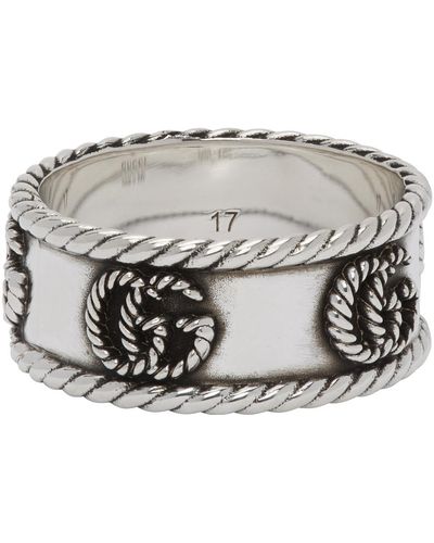 Gucci Double G Ring - Metallic