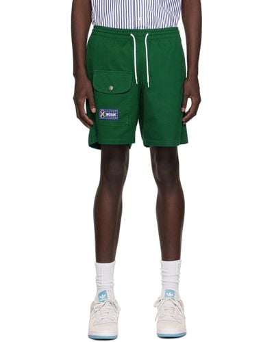 Noah Flap Pocket Shorts - Green