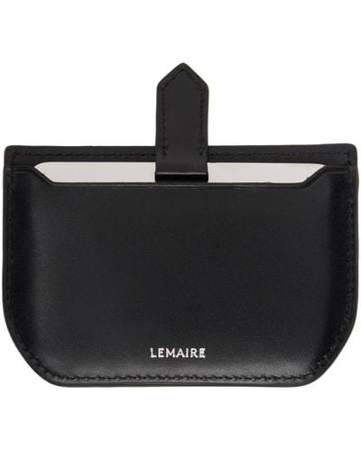 Lemaire Calepin Mirror & Card Holder - Black