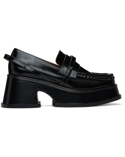 ShuShu/Tong Black Platform Loafers