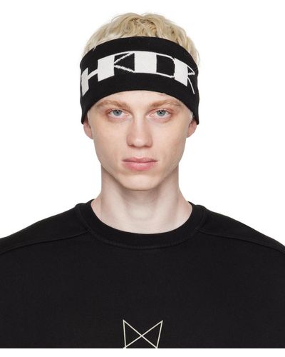 Rick Owens DRKSHDW Black 'hrdr' Headband