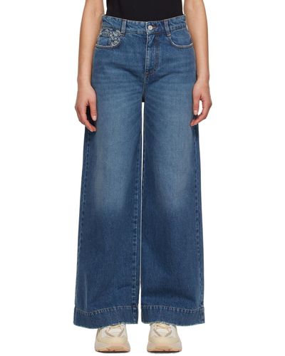 Stella McCartney Blue S-wave Jeans