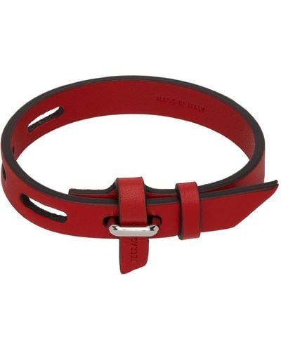 Ferragamo Lettering Bracelet - Red