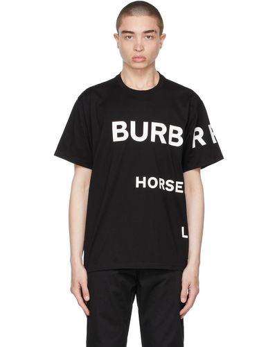 Burberry Horseferry オーバーサイズ T シャツ - ブラック