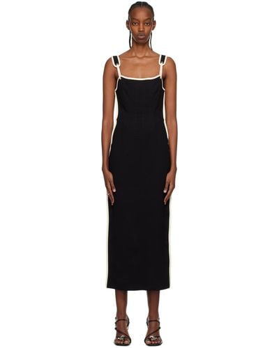 Paris Georgia Basics Ssense Work Capsule – Lottie Maxi Dress - Black