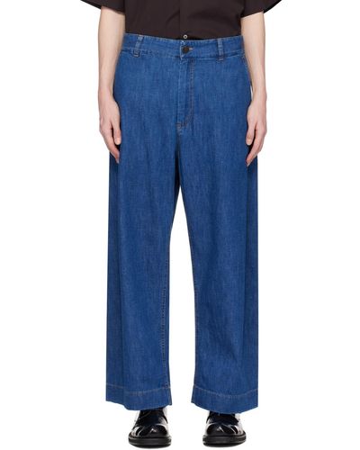 Studio Nicholson Four-pocket Jeans - Blue