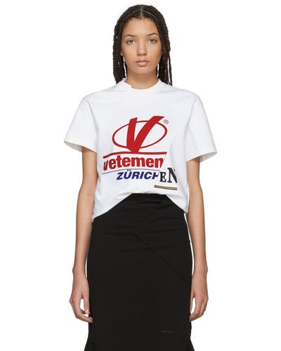 Vetements White Anti-social T-shirt