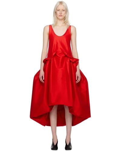 Kika Vargas Ssense Exclusive Ramya Maxi Dress - Red