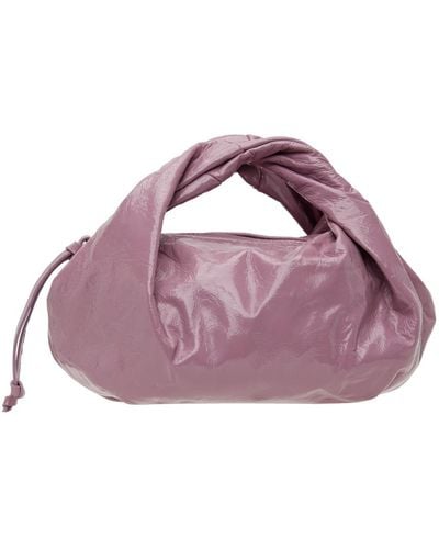 Dries Van Noten Purple Twisted Bag