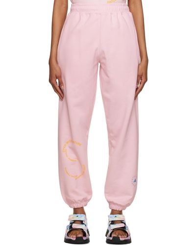 adidas By Stella McCartney Pantalon de détente sportswear rose