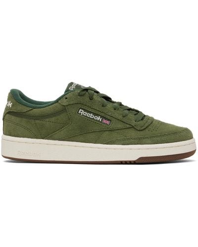 Reebok Club C Vintage Sneaker In Olive,at Urban Outfitters - Green