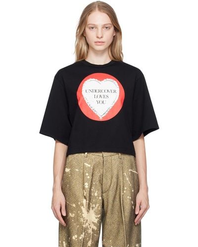 Undercover ' Loves You' T-shirt - Black