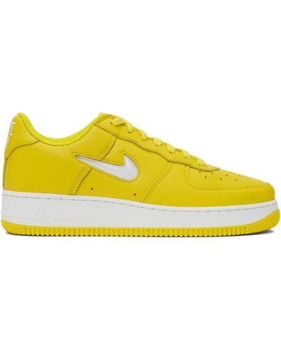 Nike Yellow 'color Of The Month' Edition Air Force 1 Low Sneakers
