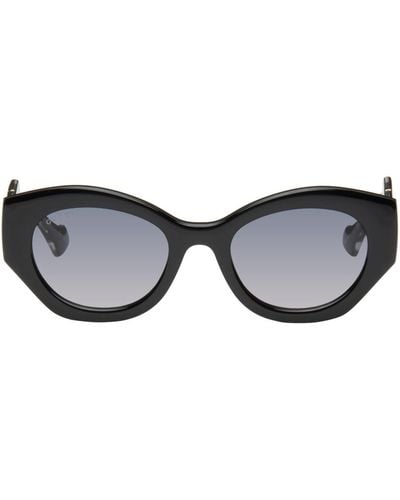 Gucci Oval Sunglasses - Black