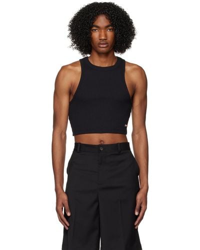 Han Kjobenhavn Cropped Tank Top - Black