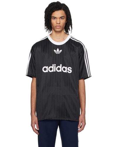 adidas Originals Stripe T-Shirt - Black