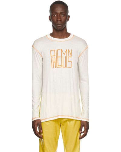 Phlemuns Cotton Long Sleeve T-shirt - Multicolor