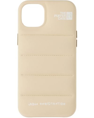Urban Sophistication Off- 'The Puffer' Iphone 14 Plus Case - Natural