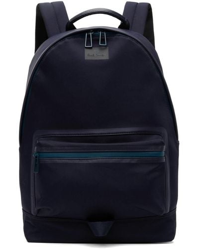 PS by Paul Smith Navy Logo Backpack - Blue