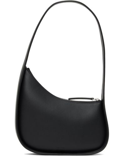 The Row Half-moon Handbag - Black