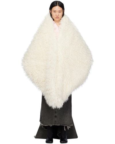 VAQUERA Off- Hook-eye Faux-fur Vest - Natural