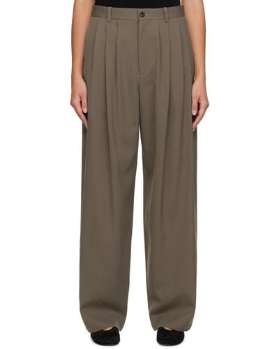 The Row Rufos Trousers - Brown