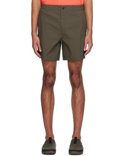 The North Face Khaki Sprag Shorts - Green