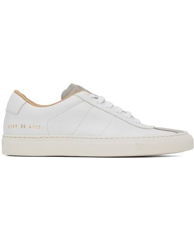 Common Projects White Court Classic Trainers - Black