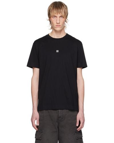 Givenchy T-shirt noir à logo 4g