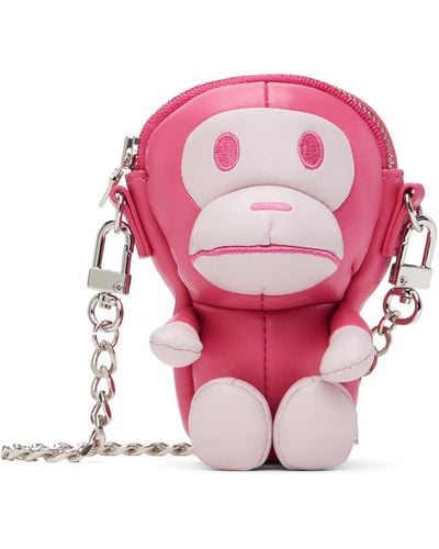 A Bathing Ape Baby Milo Mini Bag - Pink