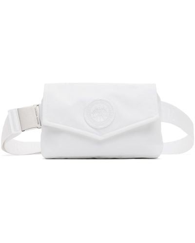 Canada Goose White Mini Waist Pack Belt Bag - Black