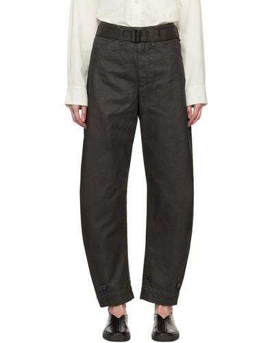 Lemaire Belted Jeans - Black