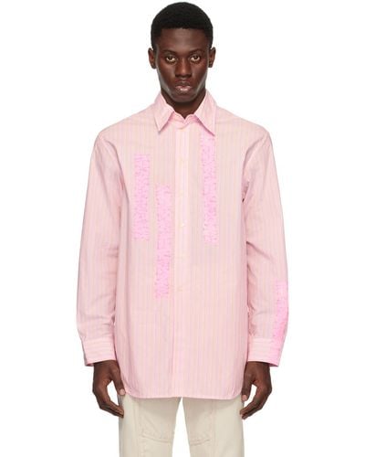 Edward Cuming Striped Shirt - Pink