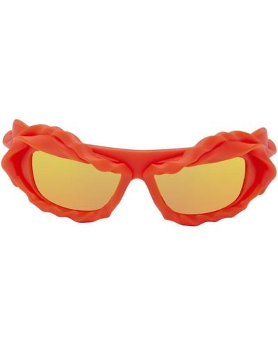 OTTOLINGER Ssense Exclusive Red Twisted Sunglasses - Multicolour