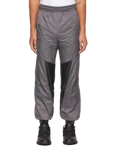 McQ Mcq Grey Lightweight Parachute Track Trousers