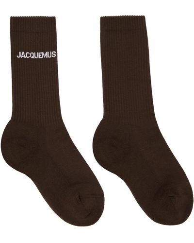 Jacquemus 'les Chaussettes ' Socks - Brown