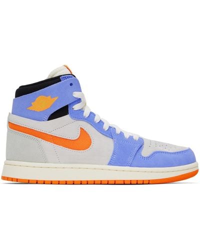 Nike Blue & Orange 1 Zoom Cmft 2 Sneakers