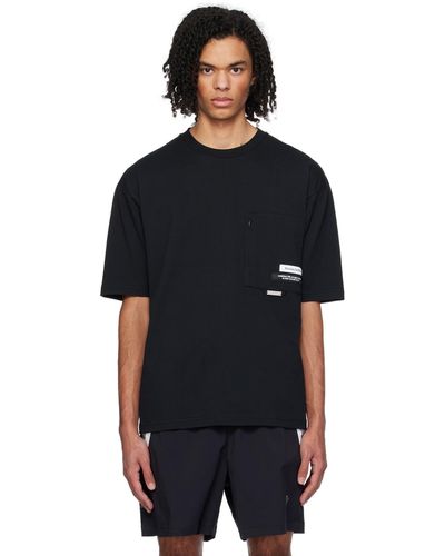 Izzue Embroide T-shirt - Black