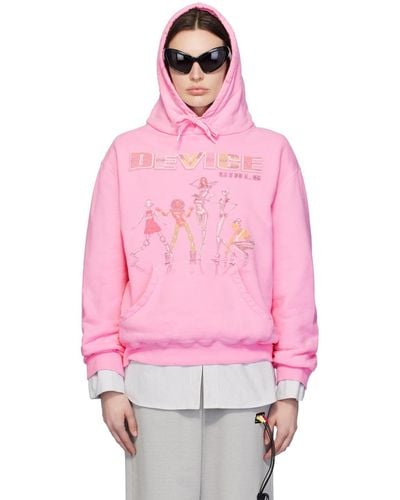Doublet Pz Today Edition Device Girls Hoodie - Pink