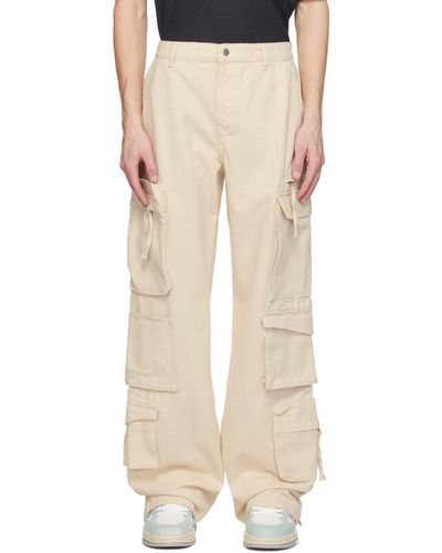 Axel Arigato Pantalon cargo utilitaire en denim - Neutre