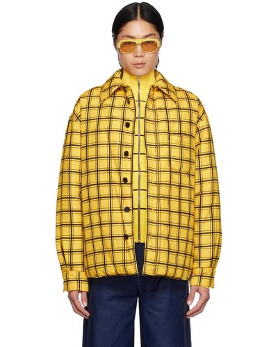Marni Yellow Check Jacket