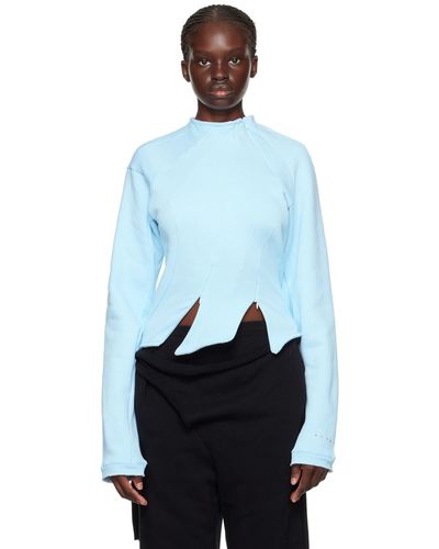 OTTOLINGER Blue Mutliline Sweatshirt