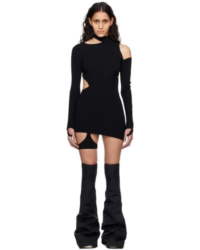Hyein Seo Ssense Exclusive Minidress & Sweater Set - Black